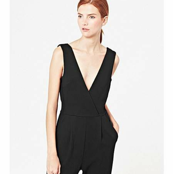 FRENCH CONNECTION MARIE V-NECK JERSEY JUMPSUIT SIZ - Picture 2 of 3